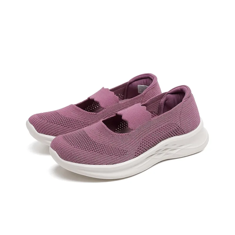 Mulinsen Cushioning, Moisture Wicking, Height Increasing, Lightweight, Breathable Low Top Casual Shoes Women's Purple-8