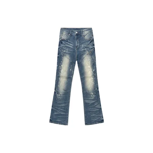 XINYINSU Jeans Unisex Dark Blue