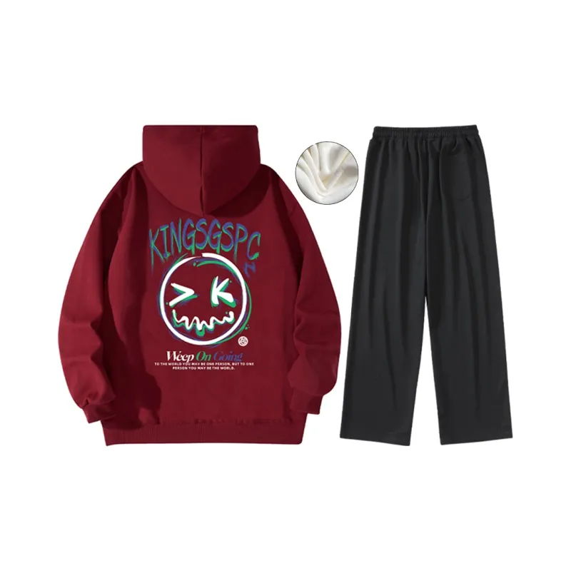 Kingsgspc Sweatshirt Set Unisex-12