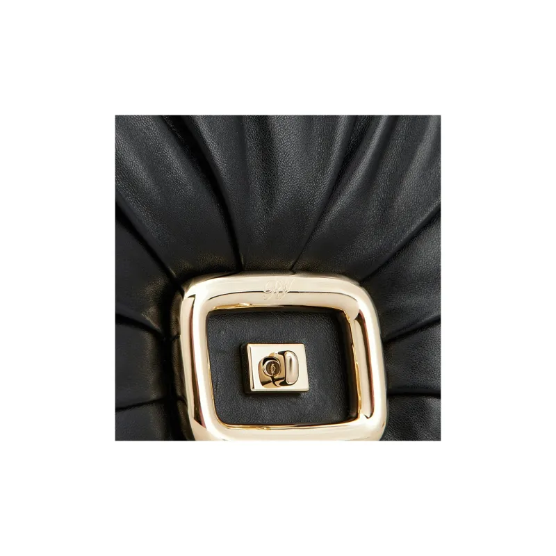 Roger Vivier Leather Crossbody Bag Shoulder Bag Women's Black-5