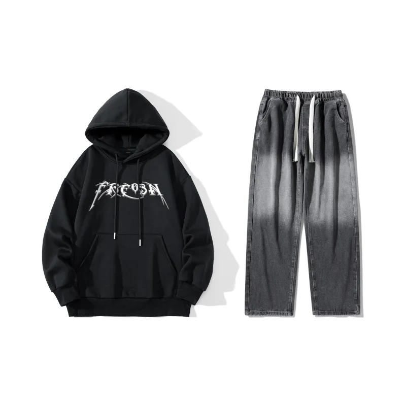 FREO3N Sweatshirt Sets Unisex-25