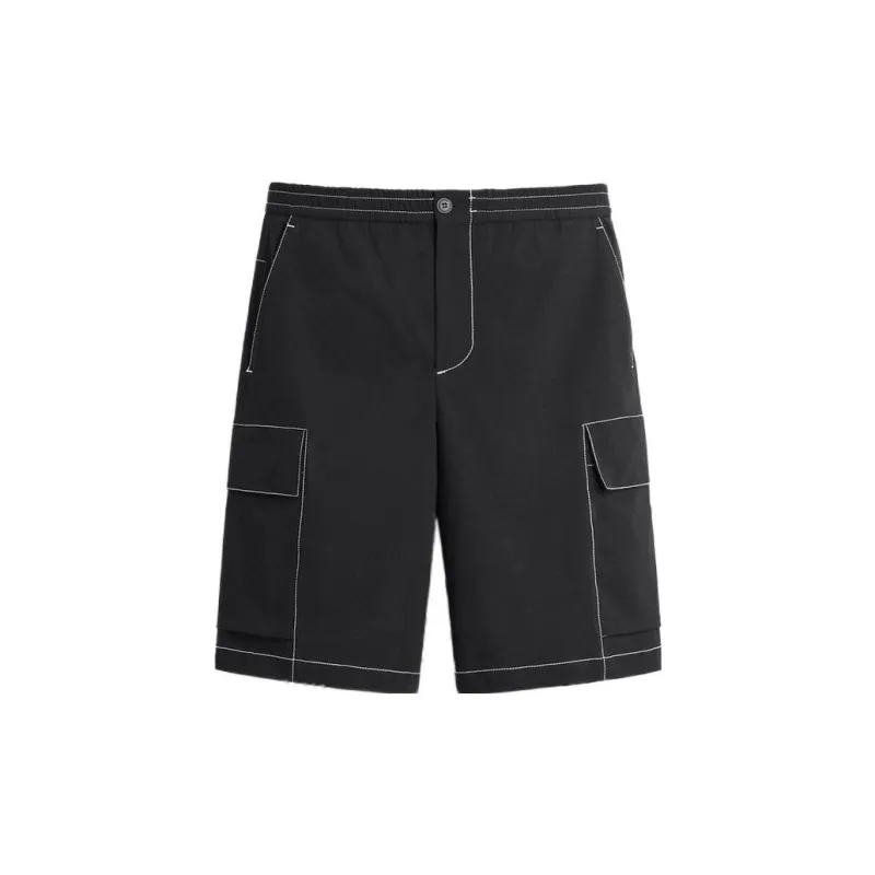 ZARA Casual Shorts Men Black-1