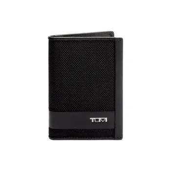 TUMI Alpha Nylon Wallets Card Holders Men's Black