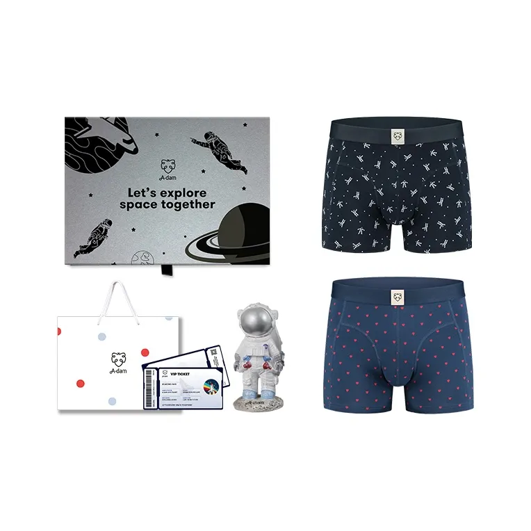 A damunderwear Dutch Luxury NASA Collaboration Boxer Shorts Men's 2 Boxes Of Gift Sets-32
