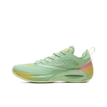 PEAK Wiggins AW2 Cushioning Wear Resistant Impact Resistant Rebound Basketball Shoes Men's HOPE Color Scheme