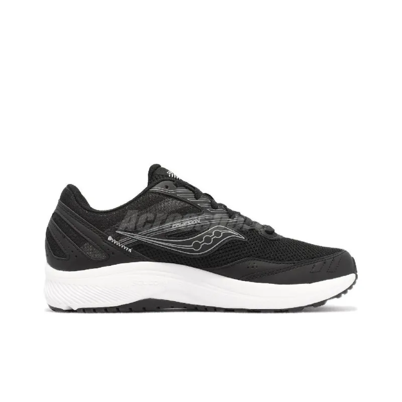 Saucony COHESION 15 Anti Slip Wear Resistant Low Top Running Shoes Men's Black-1