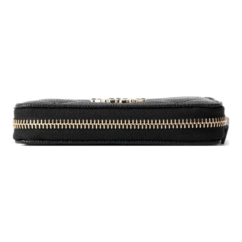 CHANEL Grain Embossed Caviar Calfskin Card Holder, Wallet Women's Black-3