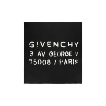 Givenchy Address Logo Print Scarf