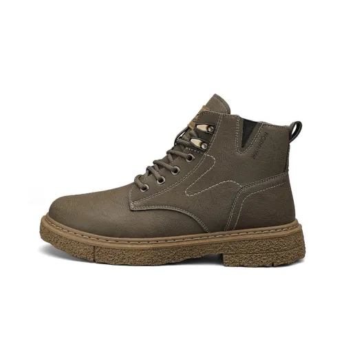 WARRIOR Martin Boots Men Dark Green