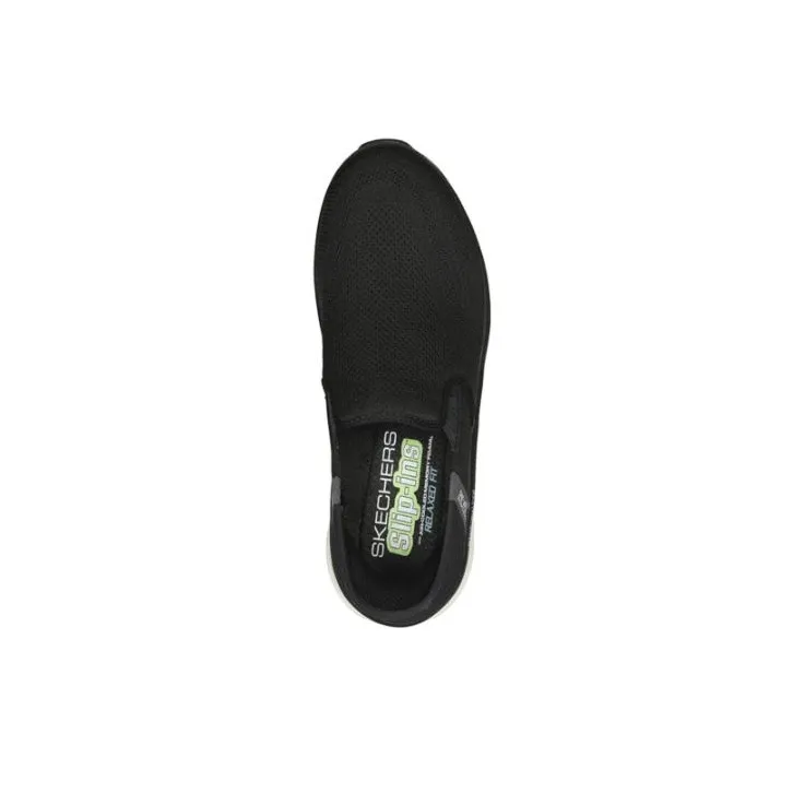 Skechers D'lux Walker Cushioning, Wear Resistant Low Top Casual Shoes Men's Black-2