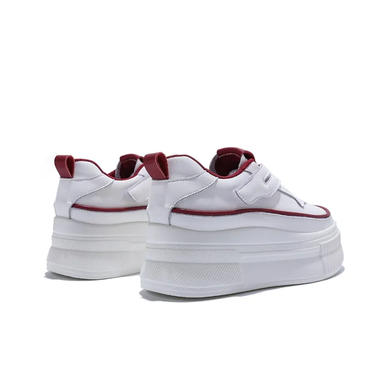 Junjali Abrasion Resistant Lightweight Height Increasing Low Top Casual Shoes 6.5cm Women's-2
