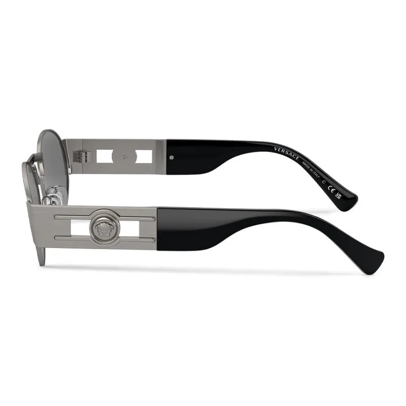 VERSACE Eyewear Medusa motif Oval frame Sunglasses-2