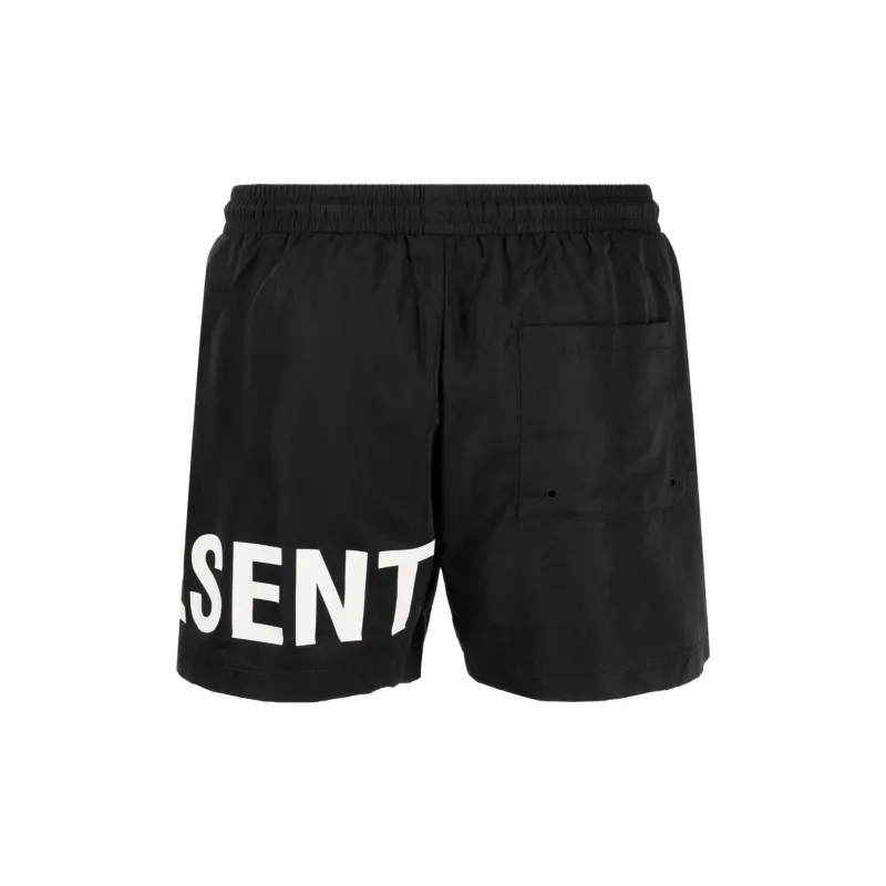 REPRESENT Logo-Printed Elastic Waist Swim Shorts-1