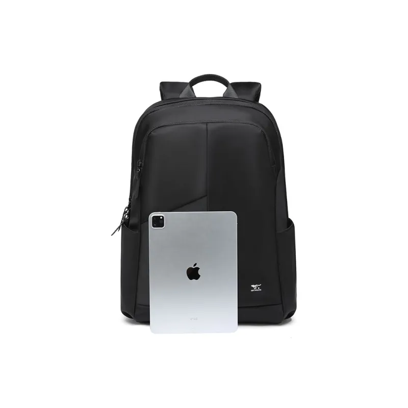 SEPTWOLVES Fabric Backpack Large Size Unisex Black-2
