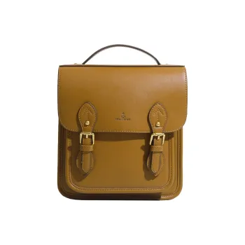 MISS GAIL Artificial Leather PU Backpack Regular Women's Brown/White