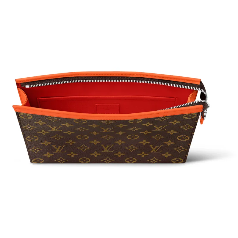 LOUIS VUITTON Pochette Voyage Mm Colormania Orange-3