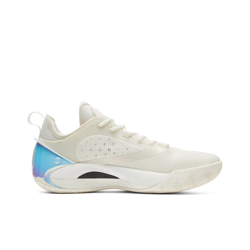 PEAK Wiggins AW2 Cushioning Wear Resistant Impact Resistant Rebound Basketball Shoes Men's Beige Timeless Color Scheme-1
