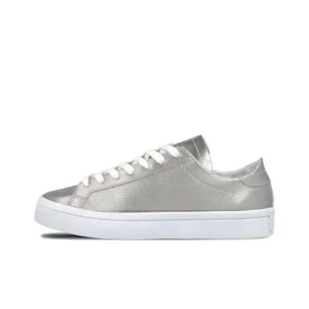 Adidas Courtvantage Courtvantage Breathable Lightweight Skateboard Shoes Women's Silver