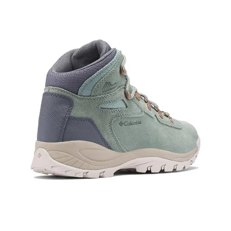 Columbia Newton Ridge Plus Slip Resistant Waterproof Mid Top Outdoor Shoes Women's Green-2