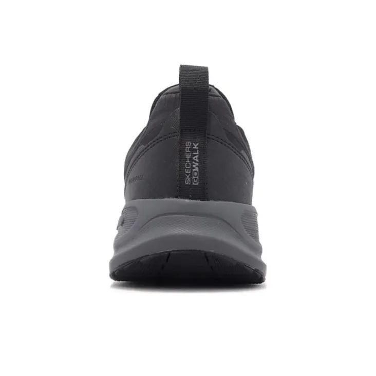 Skechers Go Walk Outdoor Anti-Slip And Wear-Resistant Water-Resistant Low-Top Casual Shoes Men's Black-4