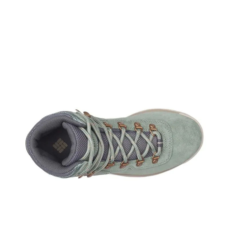 Columbia Newton Ridge Plus Slip Resistant Waterproof Mid Top Outdoor Shoes Women's Green-3