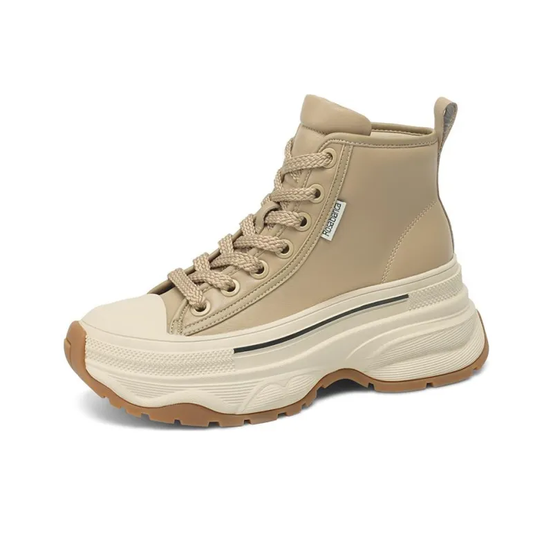 Rosa Bianca Cushioning Wear-Resistant High-Top Chunky Sneakers Women's-8