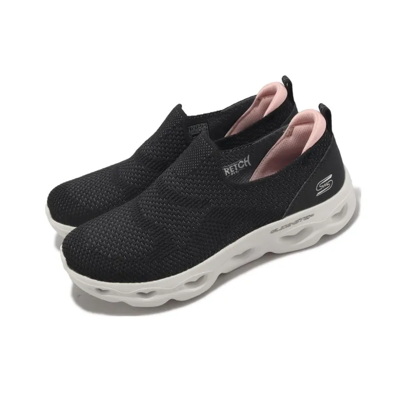 Skechers Slip Ins Glide-Step Allure Wear-resistant And Lightweight Low-Top Casual Shoes Women's Black-2