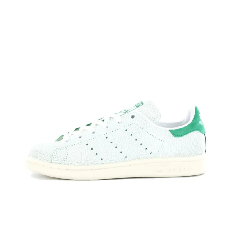 Adidas Stan Smith Low Top Skateboard Shoes Unisex White Green-0