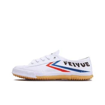 Dafu Leaps Forward Low-Top Running Shoes Unisex White Red Blue