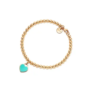 TIFFANY & CO. Enamel Bracelets Unisex Gold