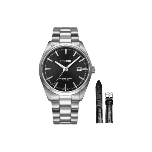 RERF Mechanical Movement Stainless Steel Strap Watch Mens Watches Black Dial