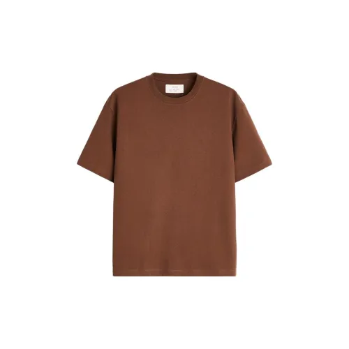 ZARA T-Shirts Men Brown