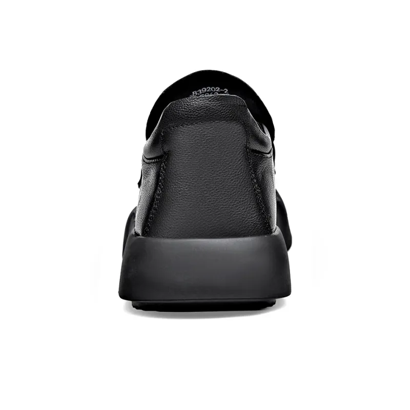 Romon Loafers Men Low Top Black-9