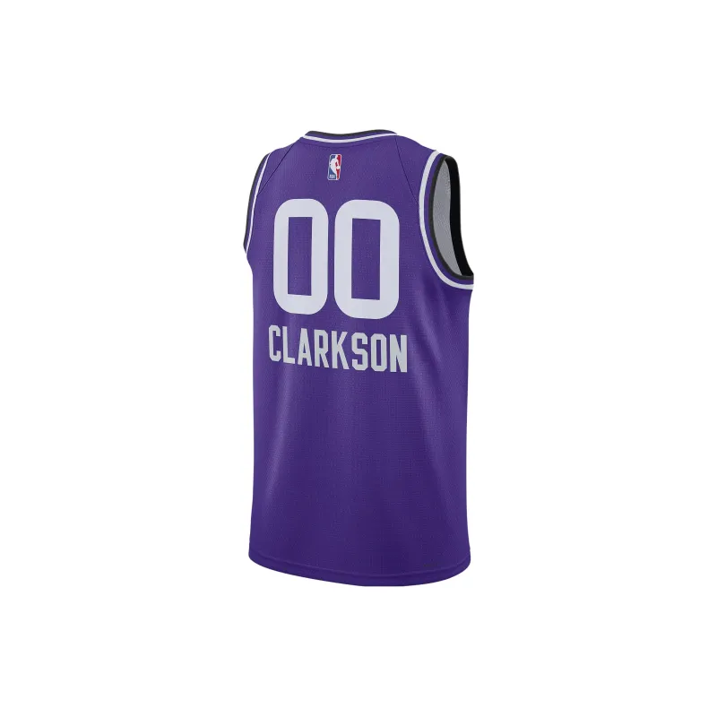 Nike Dri-Fit Basketball Jerseys City Edition 2023/24 Season Utah Jazz Jordan Clarkson 00 Size Men's Global Purple-1