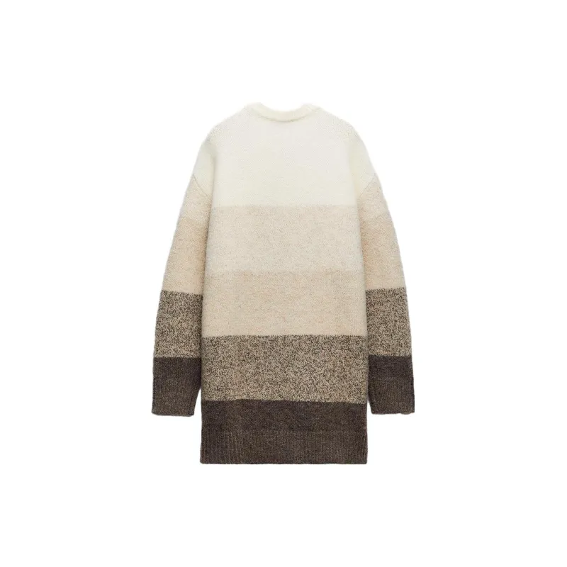 ZARA Long-Sleeved Dresses Women's Multicolor-1