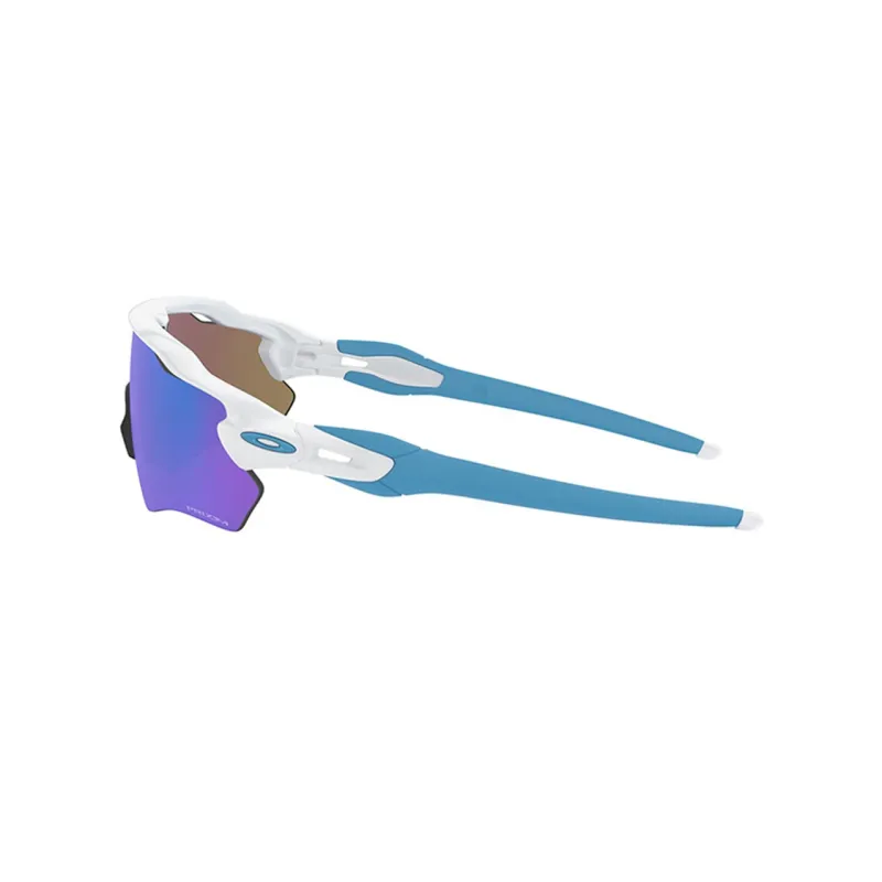 Oakley Injection Molded Irregular Shape Sunglasses Unisex White/Blue-2