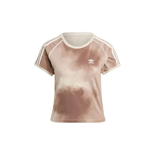 Adidas T-Shirts Women's Brown