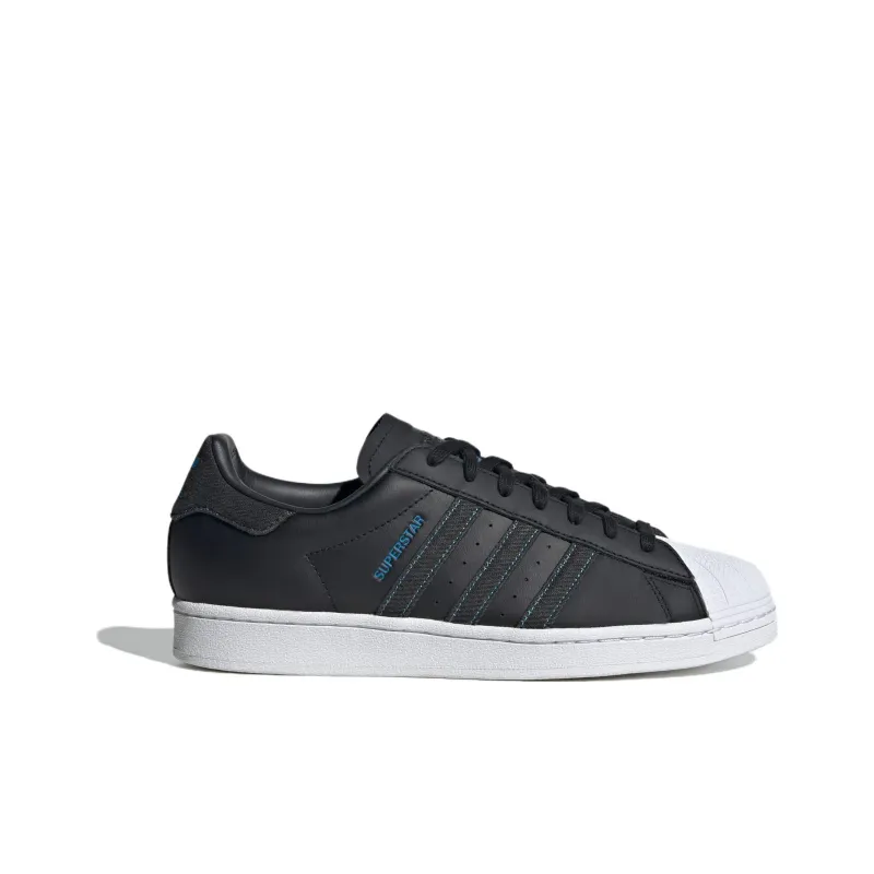 adidas originals Superstar Denim Pack - Black Bright Blue-1