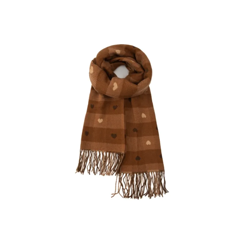 BAIJUAN Knit Scarves Unisex-7