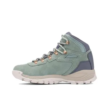Columbia Newton Ridge Plus Slip Resistant Waterproof Mid Top Outdoor Shoes Women's Green