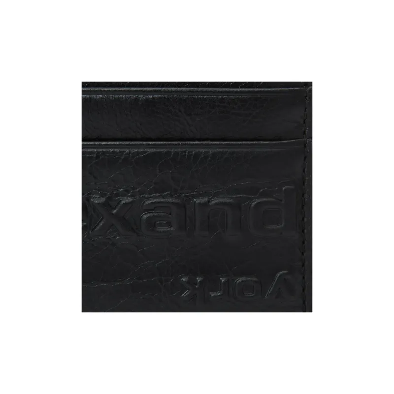 Alexander Wang Patent Leather Patchwork Cow Leather Card Holder Regular Women's Black-5