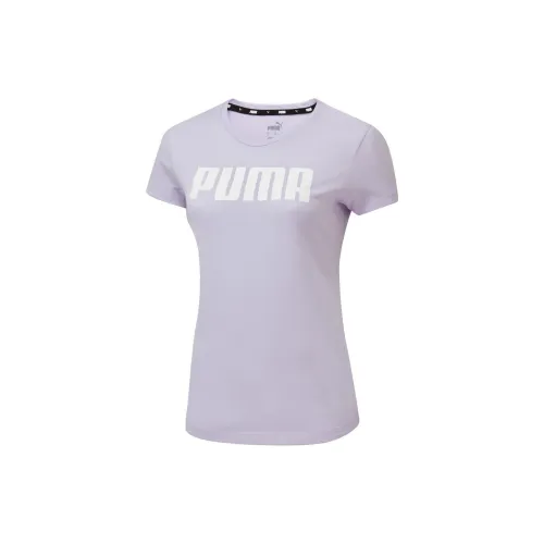 PUMA ESSENTIALS T-Shirts Women's Purple