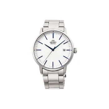 ORIENT Automatic Mechanical Movement Stainless Steel Strap Watch 40*12mm Men's Watches Silver Dial RA AC0E02S10B