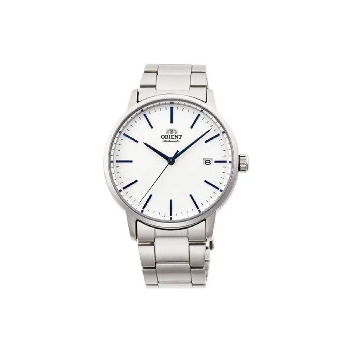 ORIENT Automatic Mechanical Movement Stainless Steel Strap Watch 40*12mm Men's Watches Silver Dial RA AC0E02S10B-0