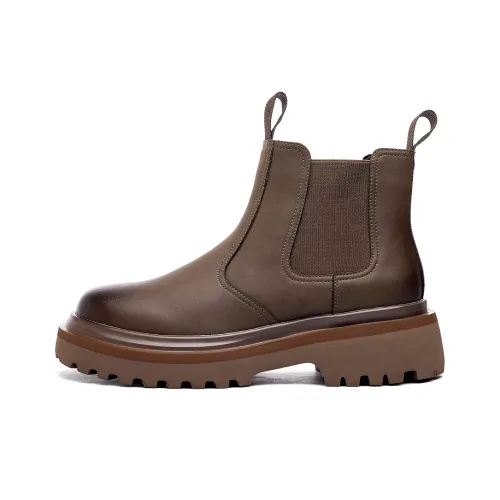 15 MINS Chelsea Boots Men Brown