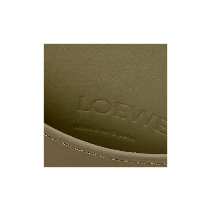 LOEWE Classic Cow Leather Handbag Shoulder Bag Crossbody Bag Regular Women's Dark Khaki Green-6