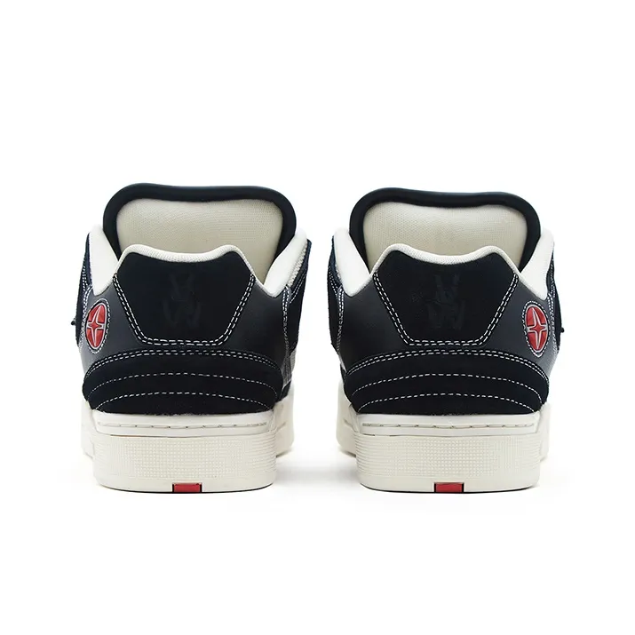 Vision Street Wear Savvy Skateboard Shoes Unisex Low Top White-4