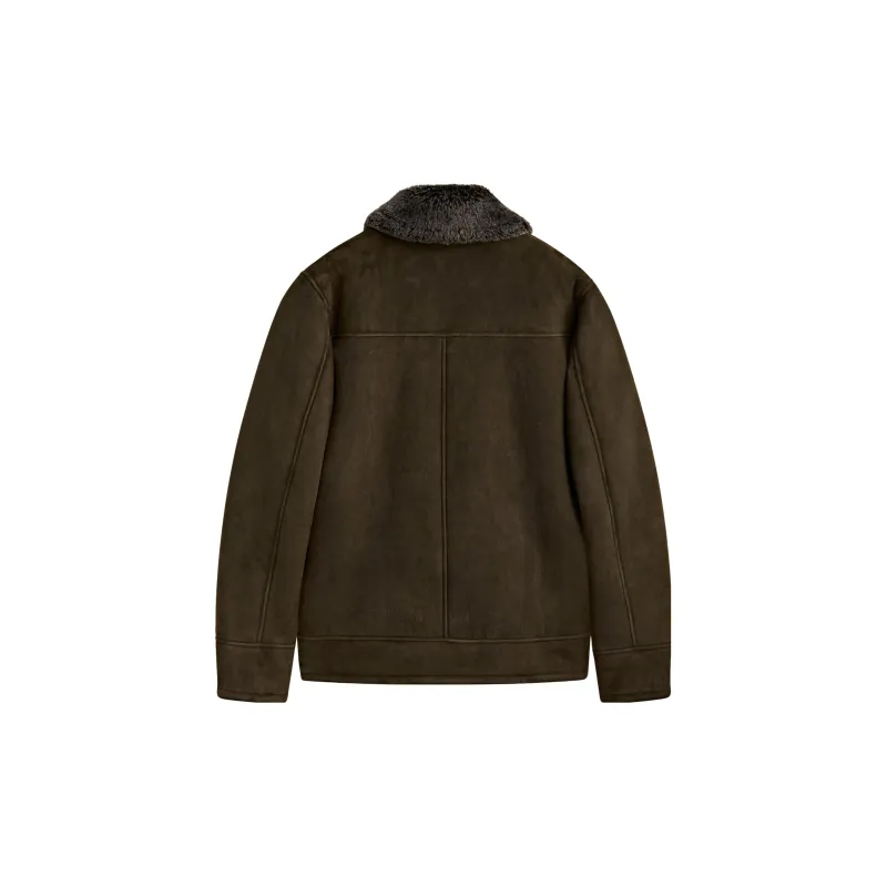 Massimo Dutti Jackets Coats Men's Persimmon Green-1