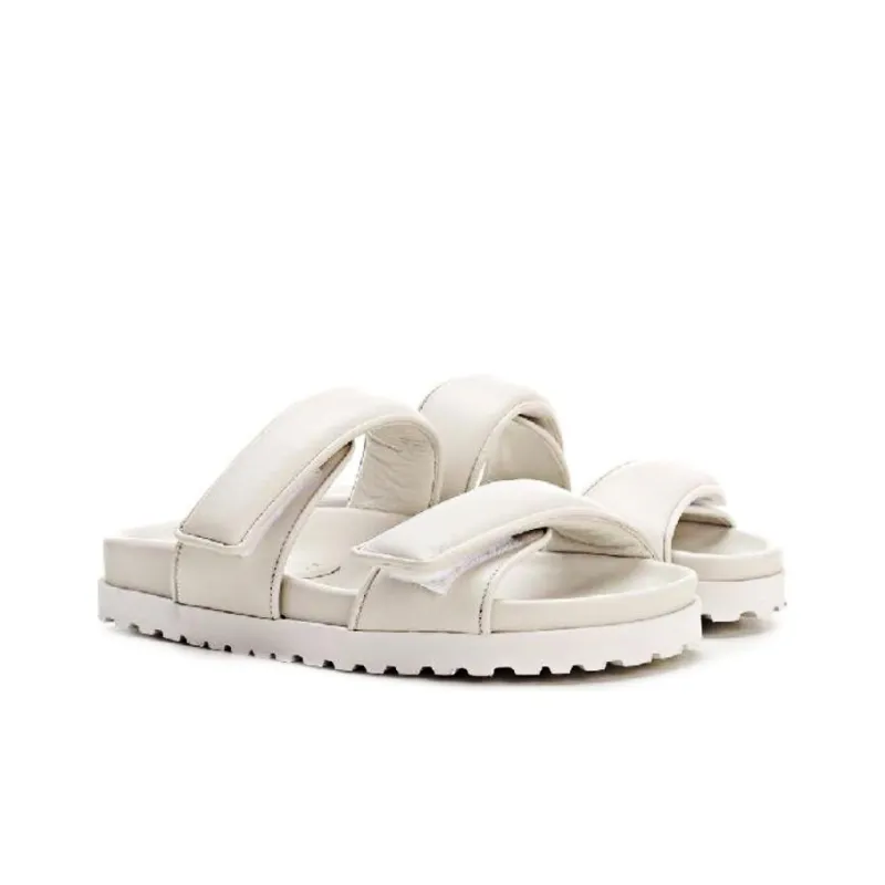 GIA BORGHINI Slide Slippers Women's White-1