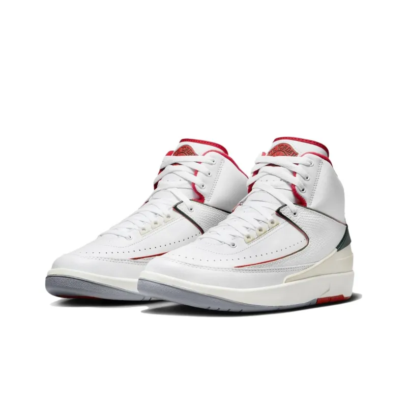 Air Jordan 2 'White Fire Red'-2